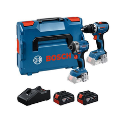 PACK 2 OUTILS 18V GSR/GDR + 2 BAT. 5AH + CHARGEUR 0615A50090 BOSCH